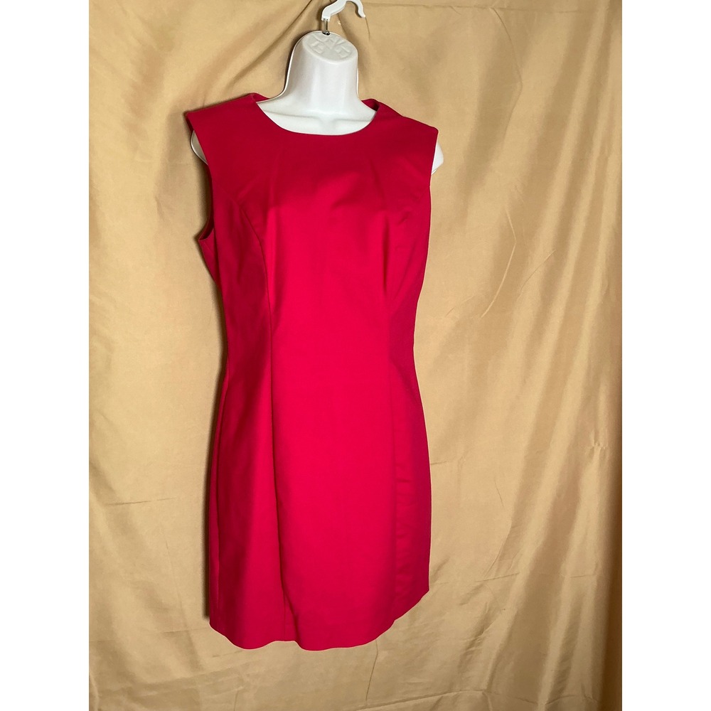 French Connection SheathDress Womens 8 Pink Excellent Sleeveless Mini Round Neck